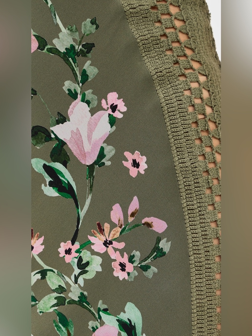 NWT Bec+Bridge Camelia Maxi Dress Olive Gardenia Floral - Picture 9 of 14